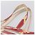 CHANEL Borsa Tote Alta Estate PVC Tela Rossa CC Auth 196247 Rosso - vista 8