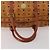 Borsa Boston MCM Logogram Vicetos PVC Pelle 2way Marrone Oro Auth 192616A D'oro - vista 7