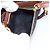 BURBERRY TB Monogram Portamonete Borsa a Tracolla PVC Brown Gold Auth 196826V Marrone D'oro - vista 11