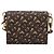 BURBERRY TB Monogram Portamonete Borsa a Tracolla PVC Brown Gold Auth 196826V Marrone D'oro - vista 13