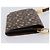 BURBERRY TB Monogram Portamonete Borsa a Tracolla PVC Brown Gold Auth 196826V Marrone D'oro - vista 4