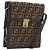Borsa a tracolla FENDI Zucca Canvas Marrone Tono Oro Auth gh2256