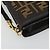 Borsa a tracolla FENDI Zucca Canvas Marrone Tono Oro Auth gh2256 - vista 17