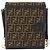 Borsa a tracolla FENDI Zucca Canvas Marrone Tono Oro Auth gh2256 - vista 2
