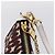 Miu Miu Schultertasche mit Kette Canvas 2way Beige Gold Auth 195364V - Ansicht 9