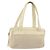 CHANEL Handtasche Canvas Beige Silver CC Auth 196080 Silber