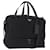 Borsa Boston PRADA Nylon 2way Nero Argento Auth 194039