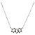 Autre Marque Collana Triple Star TIFFANY&Co. Argento Ag925 Auth 194411M