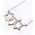 Autre Marque Collana Triple Star TIFFANY&Co. Argento Ag925 Auth 194411M - vista 12