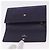 CHANEL Langer Geldbeutel Leder Lila CC Auth 196318 - Ansicht 8