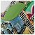 Borsa a mano PRADA Nylon Green Silver Auth 195238A Argento Verde - vista 16