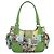Borsa a mano PRADA Nylon Green Silver Auth 195238A Argento Verde - vista 2