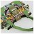Borsa a mano PRADA Nylon Green Silver Auth 195238A Argento Verde - vista 6