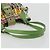 Borsa a mano PRADA Nylon Green Silver Auth 195238A Argento Verde - vista 7