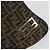 Bolso de hombro FENDI Zucca Canvas Brown Black Auth 195603 Castaño Negro - vista 17