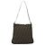 Bolso de hombro FENDI Zucca Canvas Brown Black Auth 195603 Castaño Negro - vista 2
