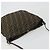 Bolso de hombro FENDI Zucca Canvas Brown Black Auth 195603 Castaño Negro - vista 6