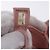 Borsa a tracolla CHANEL V Stitch Chain Studs in pelle d'agnello rosa argento CC Auth ka5624SAV - vista 12