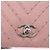 Borsa a tracolla CHANEL V Stitch Chain Studs in pelle d'agnello rosa argento CC Auth ka5624SAV - vista 17