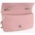 Borsa a tracolla CHANEL V Stitch Chain Studs in pelle d'agnello rosa argento CC Auth ka5624SAV - vista 19