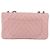Borsa a tracolla CHANEL V Stitch Chain Studs in pelle d'agnello rosa argento CC Auth ka5624SAV - vista 2