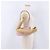Borsa a tracolla CHANEL V Stitch Chain Studs in pelle d'agnello rosa argento CC Auth ka5624SAV - vista 27