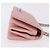 Borsa a tracolla CHANEL V Stitch Chain Studs in pelle d'agnello rosa argento CC Auth ka5624SAV - vista 3