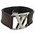 Bracciale Hockenheim Monogram in ottone LOUIS VUITTON LV Auth 195945A Monogramma