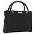 Borsa Tote GUCCI Bamboo Canvas Nero Argento 002 1016 Auth ka5599