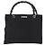 Borsa Tote GUCCI Bamboo Canvas Nero Argento 002 1016 Auth ka5599 - vista 13