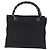 Borsa Tote GUCCI Bamboo Canvas Nero Argento 002 1016 Auth ka5599 - vista 2