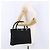 Borsa Tote GUCCI Bamboo Canvas Nero Argento 002 1016 Auth ka5599 - vista 27