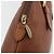 Borsa a mano Burberrys in pelle marrone e oro autentica 194278 D'oro - vista 11