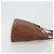 Borsa a mano Burberrys in pelle marrone e oro autentica 194278 D'oro - vista 3