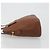 Borsa a mano Burberrys in pelle marrone e oro autentica 194278 D'oro - vista 4