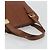 Borsa a mano Burberrys in pelle marrone e oro autentica 194278 D'oro - vista 7