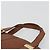 Borsa a mano Burberrys in pelle marrone e oro autentica 194278 D'oro - vista 8