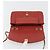 Borsa a tracolla CHANEL Matelassé in pelle d'agnello rossa con catena e CC dorato Auth 195253SM Rosso - vista 20