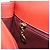 Borsa a tracolla CHANEL Matelassé in pelle d'agnello rossa con catena e CC dorato Auth 195253SM Rosso - vista 26
