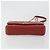Borsa a tracolla CHANEL Matelassé in pelle d'agnello rossa con catena e CC dorato Auth 195253SM Rosso - vista 5