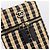 Borsa a tracolla con catena CHANEL in rafia beige e oro CC Auth 196361SAM D'oro - vista 18