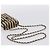 Borsa a tracolla con catena CHANEL in rafia beige e oro CC Auth 196361SAM D'oro - vista 7