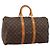 LOUIS VUITTON Monogram Keepall 45 Boston Bag M41428 LV Auth ka5609A Monogramma