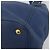 Borsa a mano PRADA in pelle 2way blu tono oro Auth 195424V - vista 18