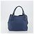 Borsa a mano PRADA in pelle 2way blu tono oro Auth 195424V - vista 2