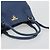 Borsa a mano PRADA in pelle 2way blu tono oro Auth 195424V - vista 7