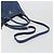 Borsa a mano PRADA in pelle 2way blu tono oro Auth 195424V - vista 8