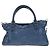 BALENCIAGA Borsa The First in pelle 2way Blu Oro 103208 Auth am12227V D'oro - vista 2