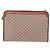 Céline Borsa a pochette CELINE Macadam PVC Beige Gold Auth 183561A D'oro - vista 2