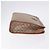 Céline Borsa a pochette CELINE Macadam PVC Beige Gold Auth 183561A D'oro - vista 4